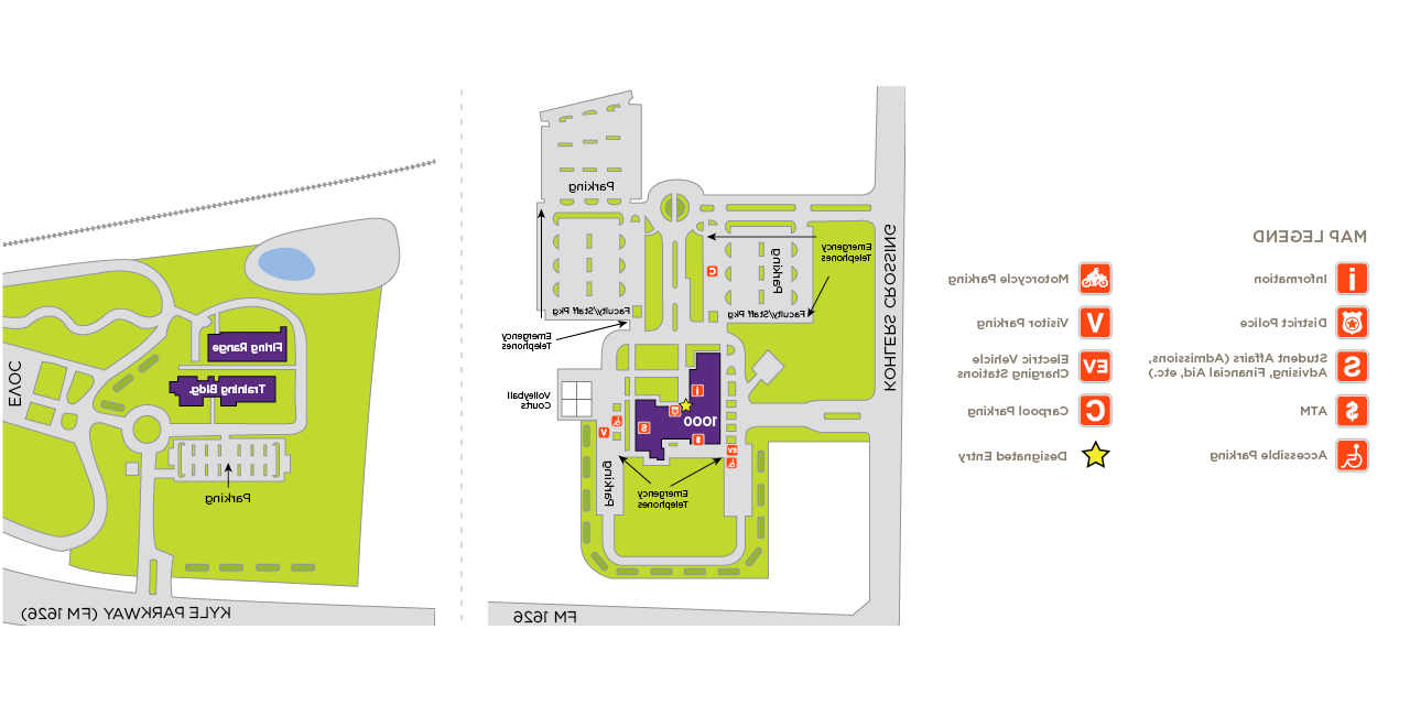 An interactive map of Hays Campus.